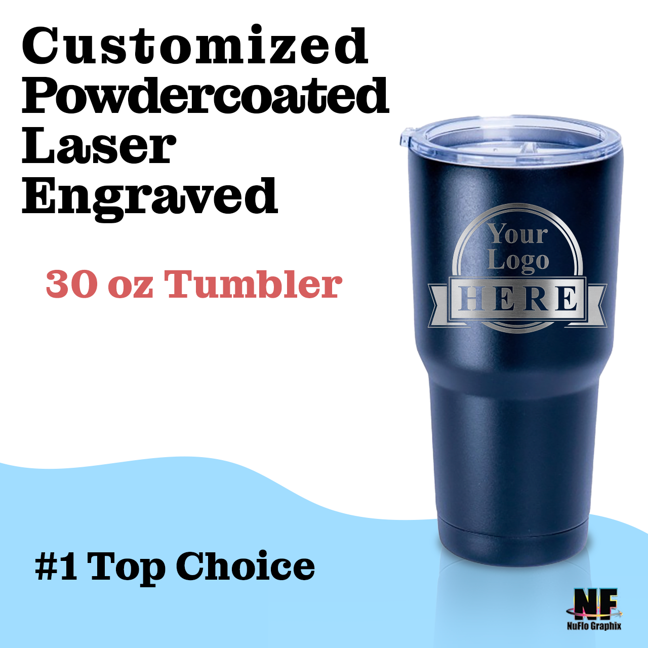 Laser Engraved 30 oz Tumbler – NuFloGraphix