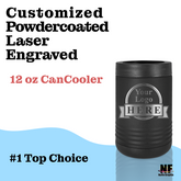 Laser Engraved 12oz Can Cooler