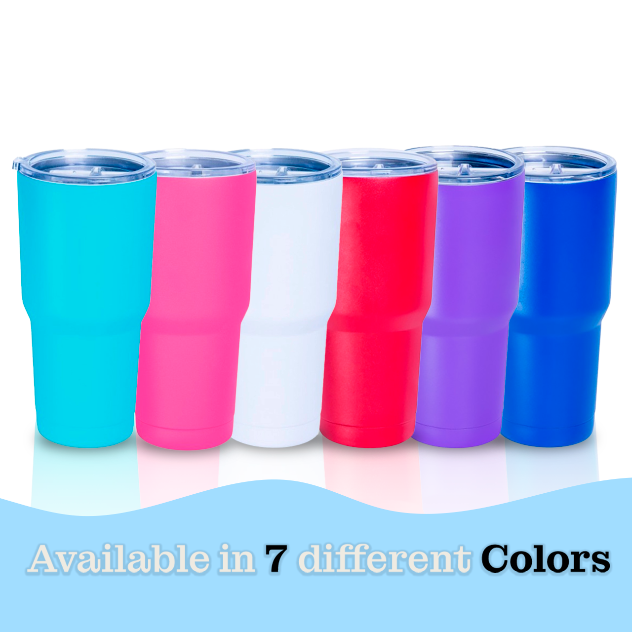 3 Pack 30oz Tumbler Handles, DanziX Mug Handle or Cup Holder Replacement-  Black, Pink,Blue